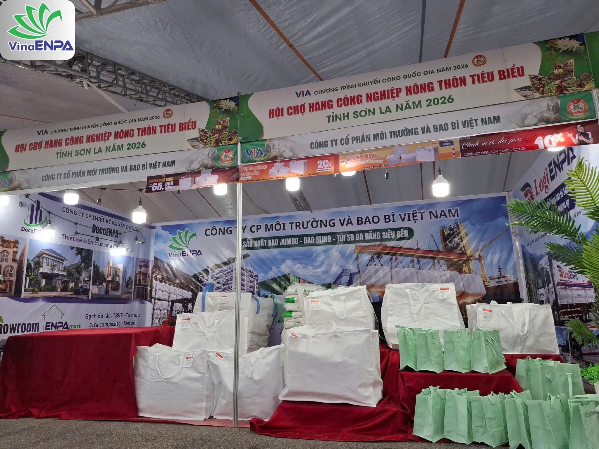 Gian hàng VinaENPA tại Lễ hội Cà phê Arabica Sơn La năm 2026