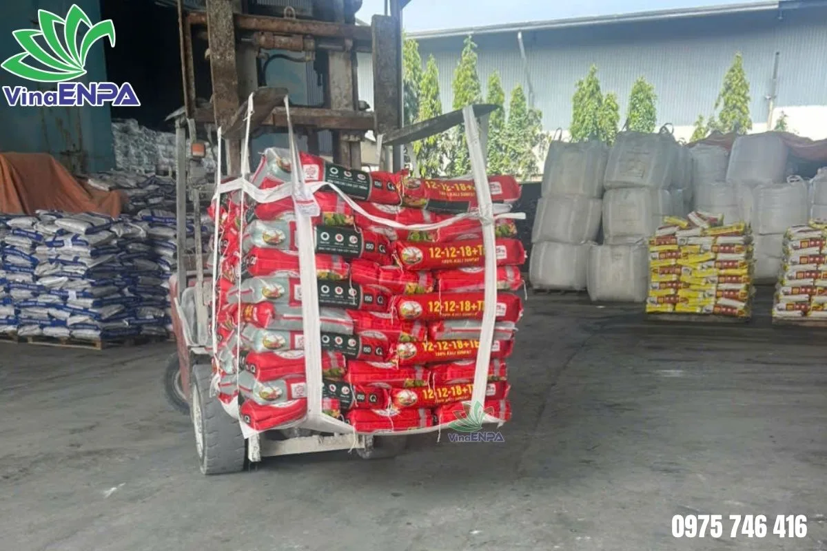 Bao sling dùng để nâng nhiều bao xi măng cùng lúc